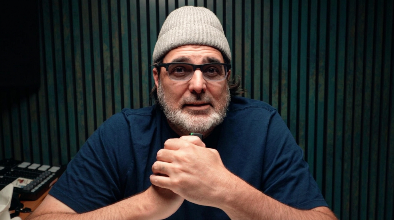 Jeff Adams, creator of Creative on the Mend, holding a microphone
